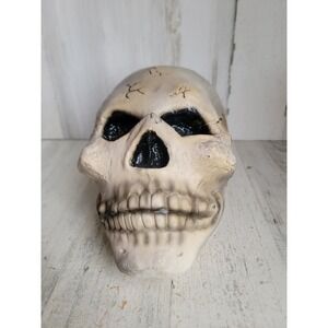 Take one vintage skull rubber Halloween vintage skeleton head unique prop